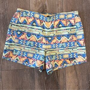 Patagonia Women's Baggies Shorts Size L High Hopes Geo Salamander hiking outdoor
